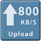 Bronze Plus: Business DSL 800kbps-upload